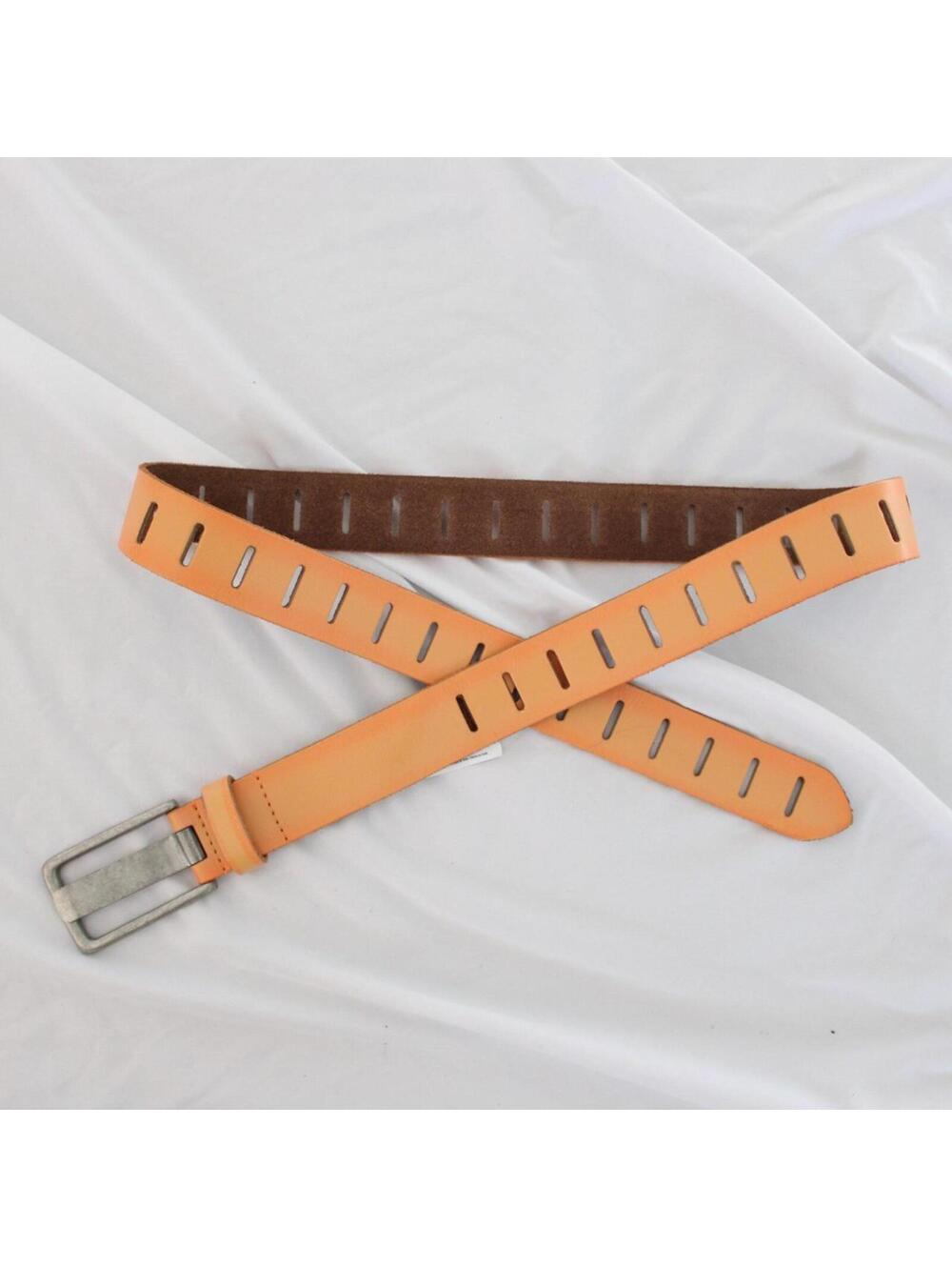 We The Free Jona Belt in Coral Brick leather belt Size L/XL